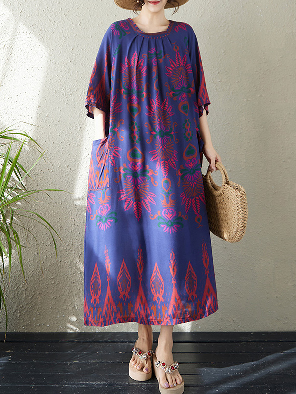 Good Floral & Wedding Decor Supply - Vestido Midi Floral Estampado de Verão