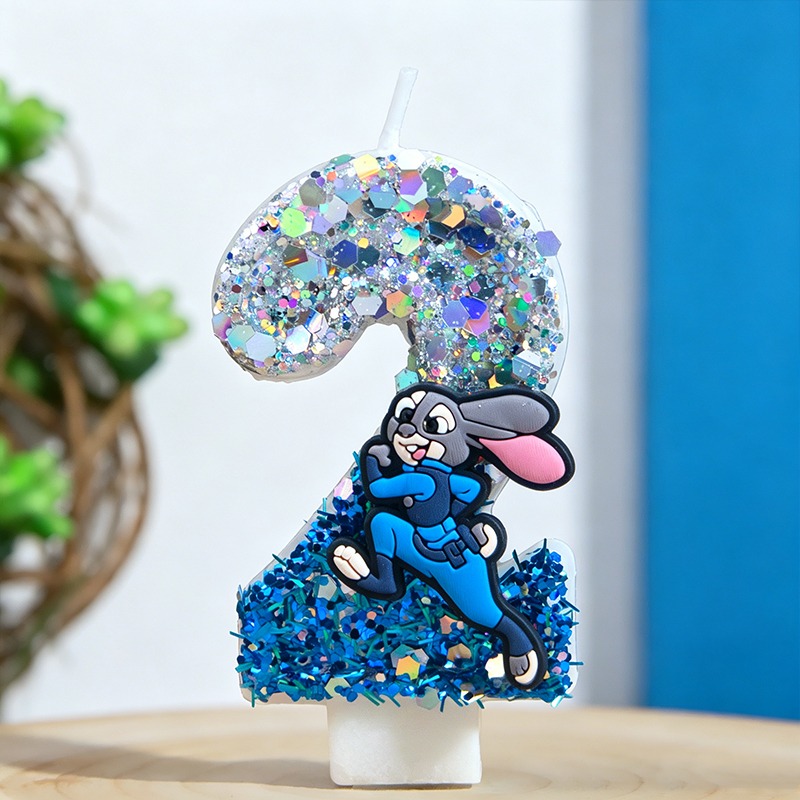 Unity Candle Set - Velas de Aniversário Digitais com Personagens