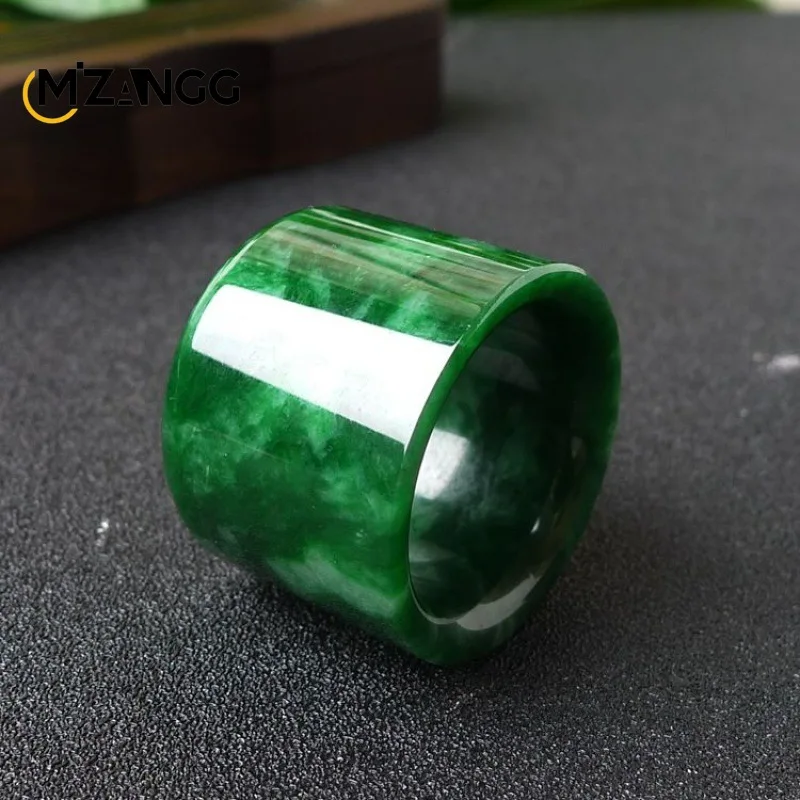 Wedding Zone - Anel de jade jadeíta natural para