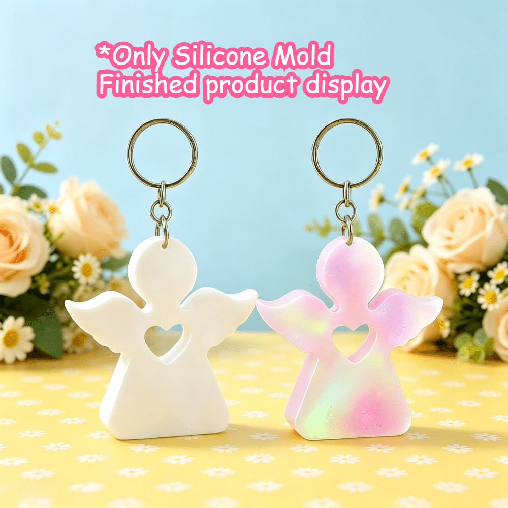Unity Candle Set - Molde de Silicone Anjo Pequeno Oco