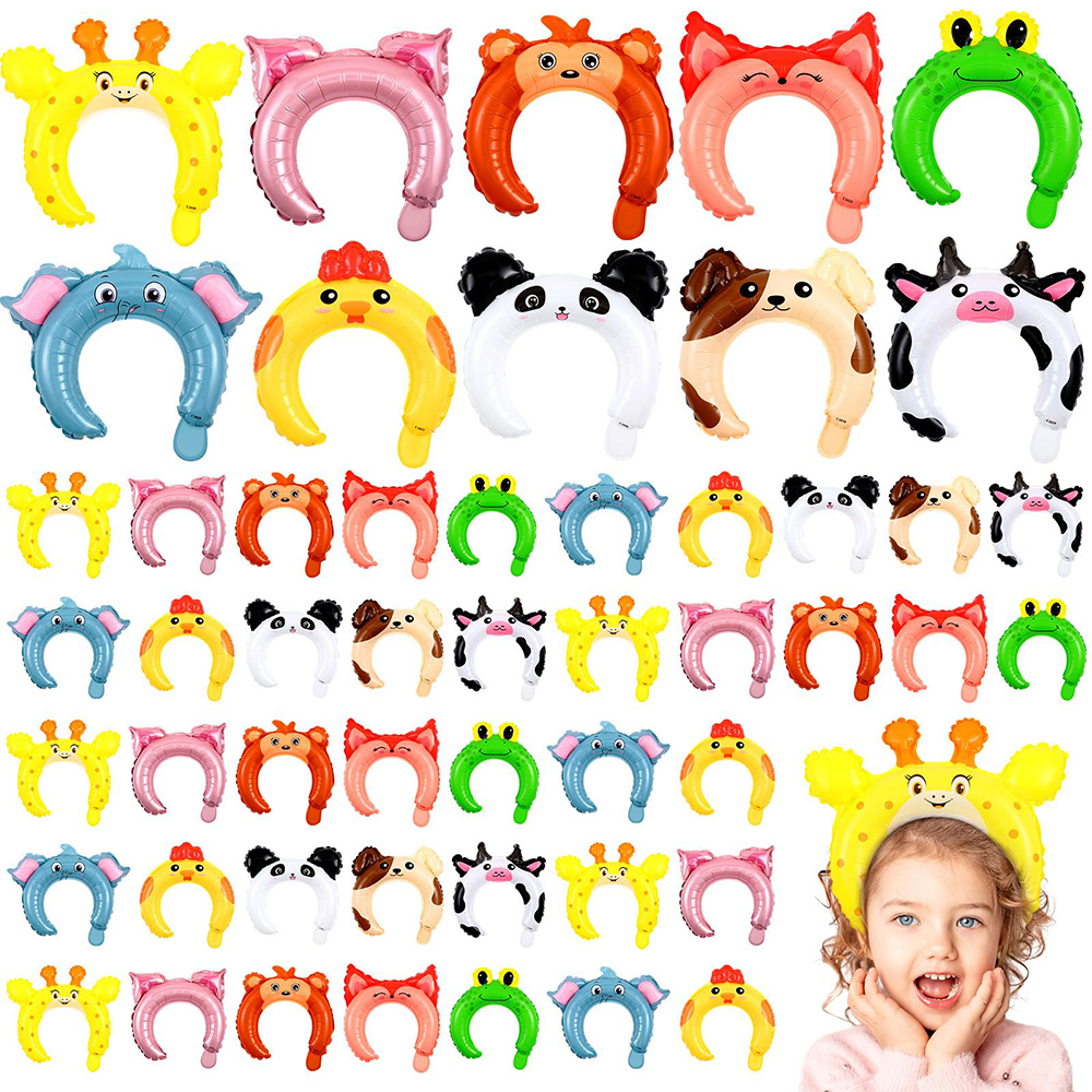 Wedding Zoo - Farm animais headbands infláveis, balões safari,
