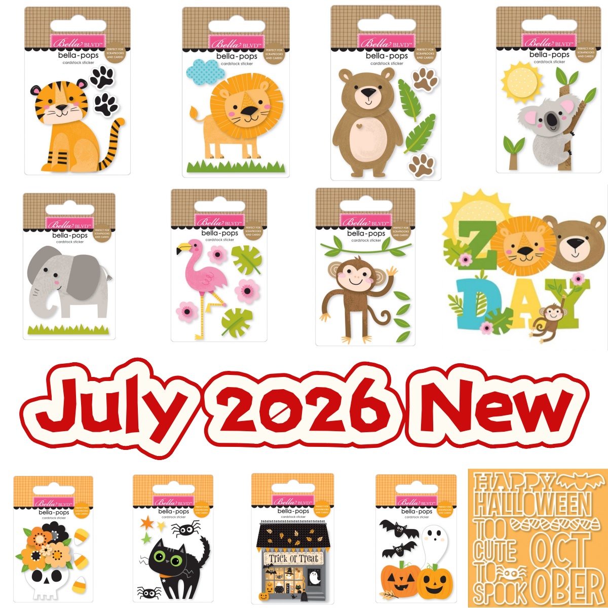 Wedding Zoo - Novos Cortadores de Metal para Scrapbook