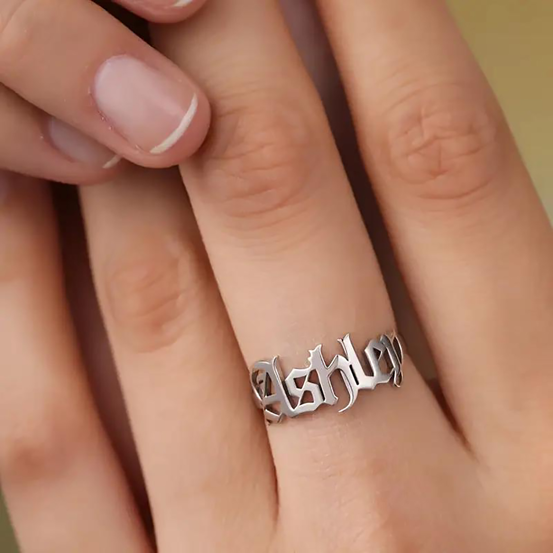 Wedding Zone - Anel de ouro personalizado feminino anéis
