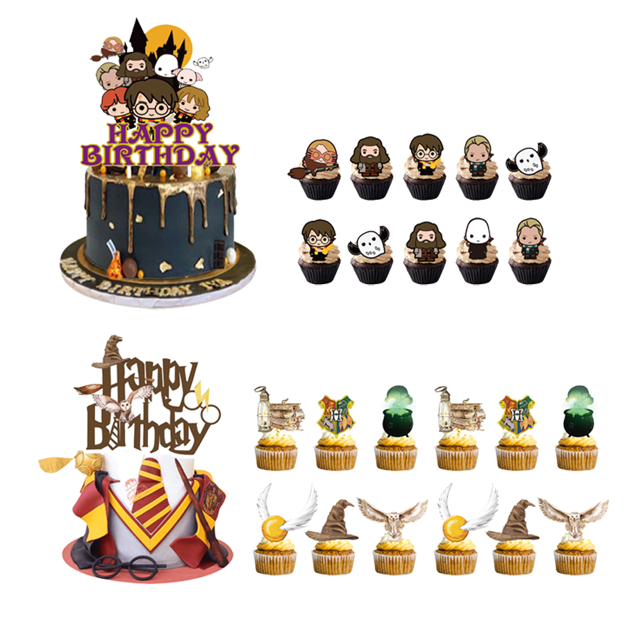 Good Supply Wedding Cake - Decoração de Bolo Harry Potter, Lembrancinhas