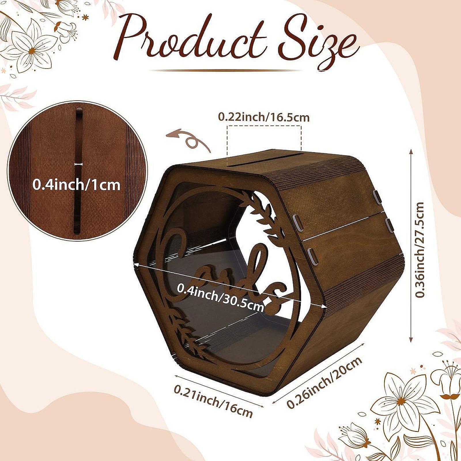 Caixa de Cartões de Casamento  - Wedding Card Box avaliação e preço