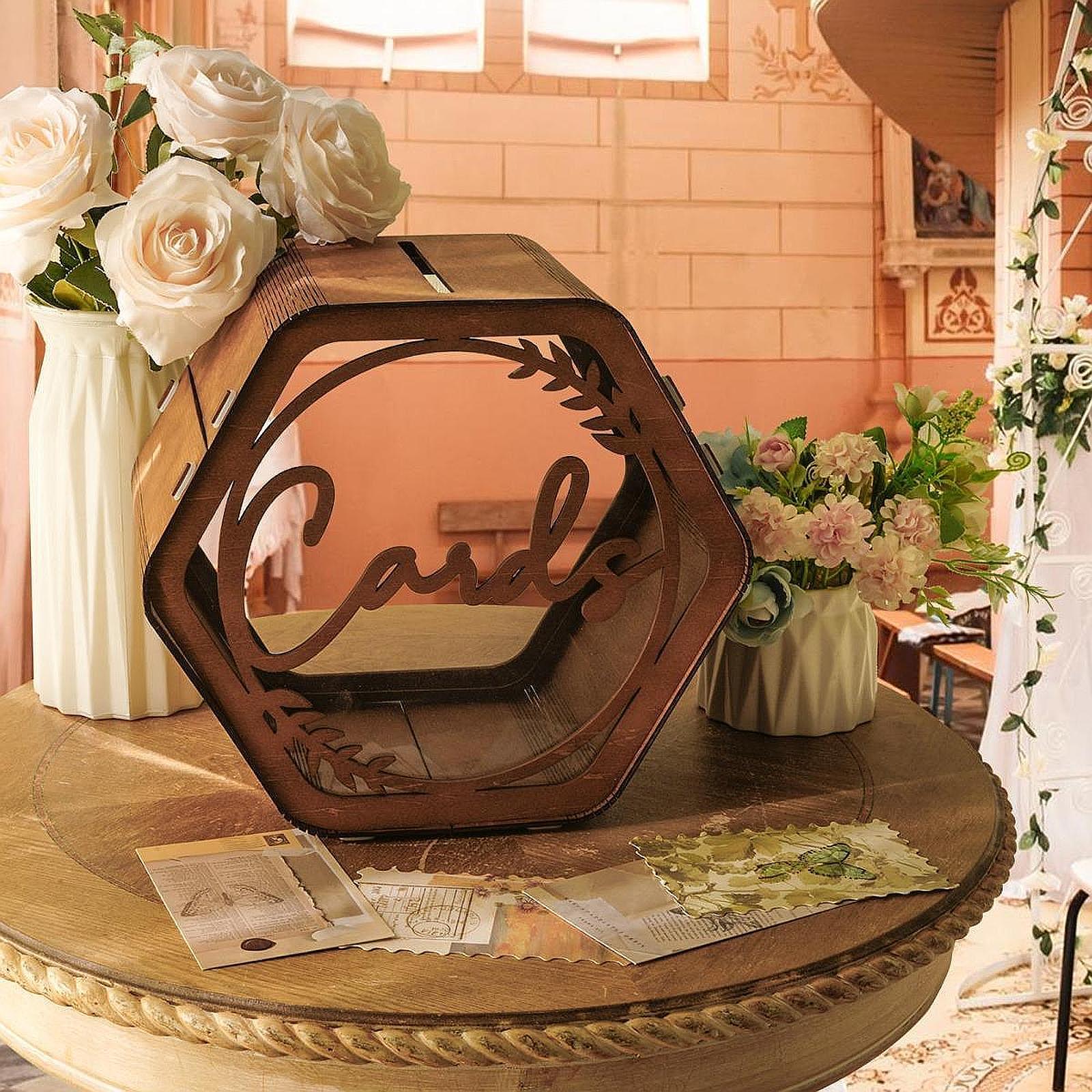Caixa de Cartões de Casamento  - Wedding Card Box avaliação e preço