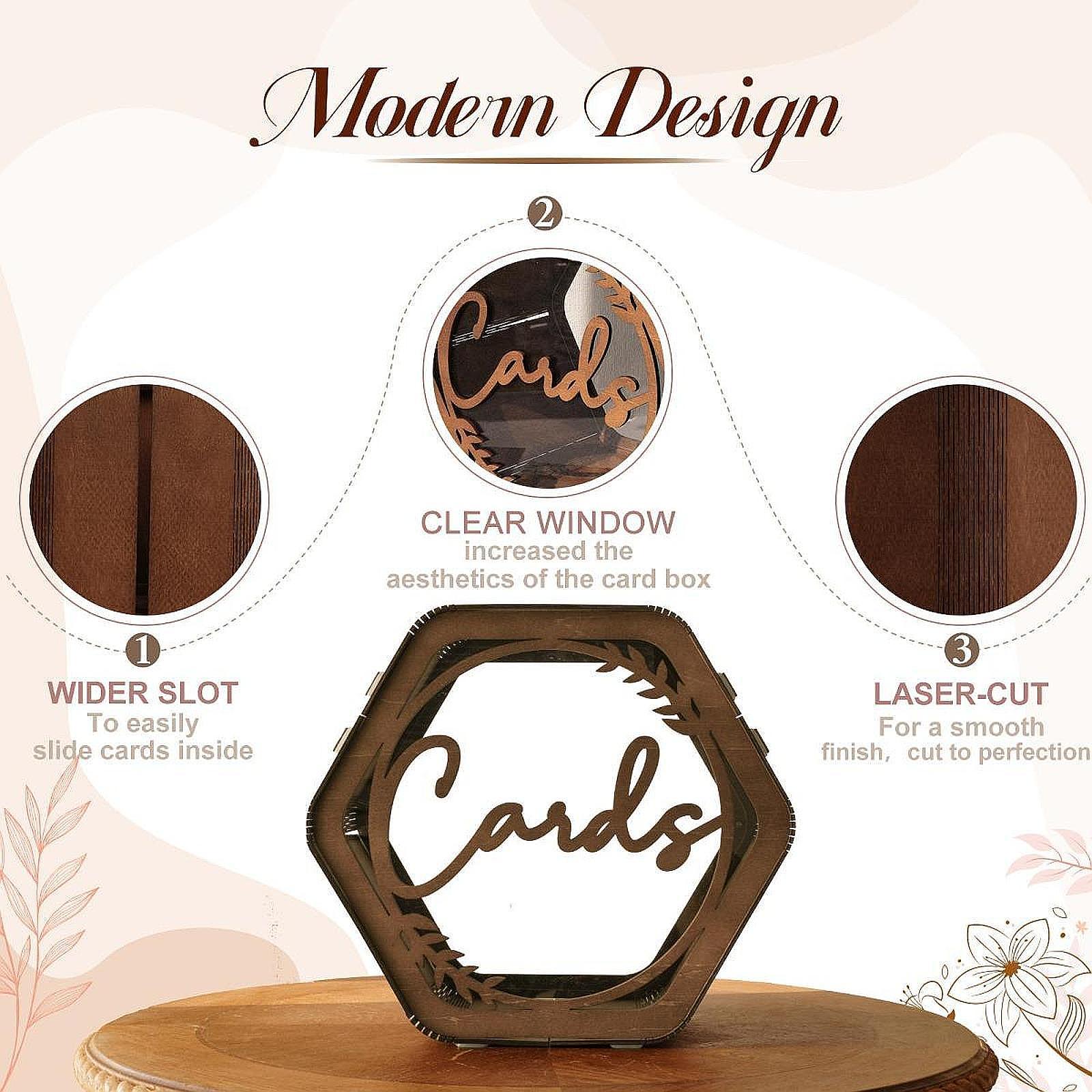 Caixa de Cartões de Casamento  - Wedding Card Box avaliação e preço