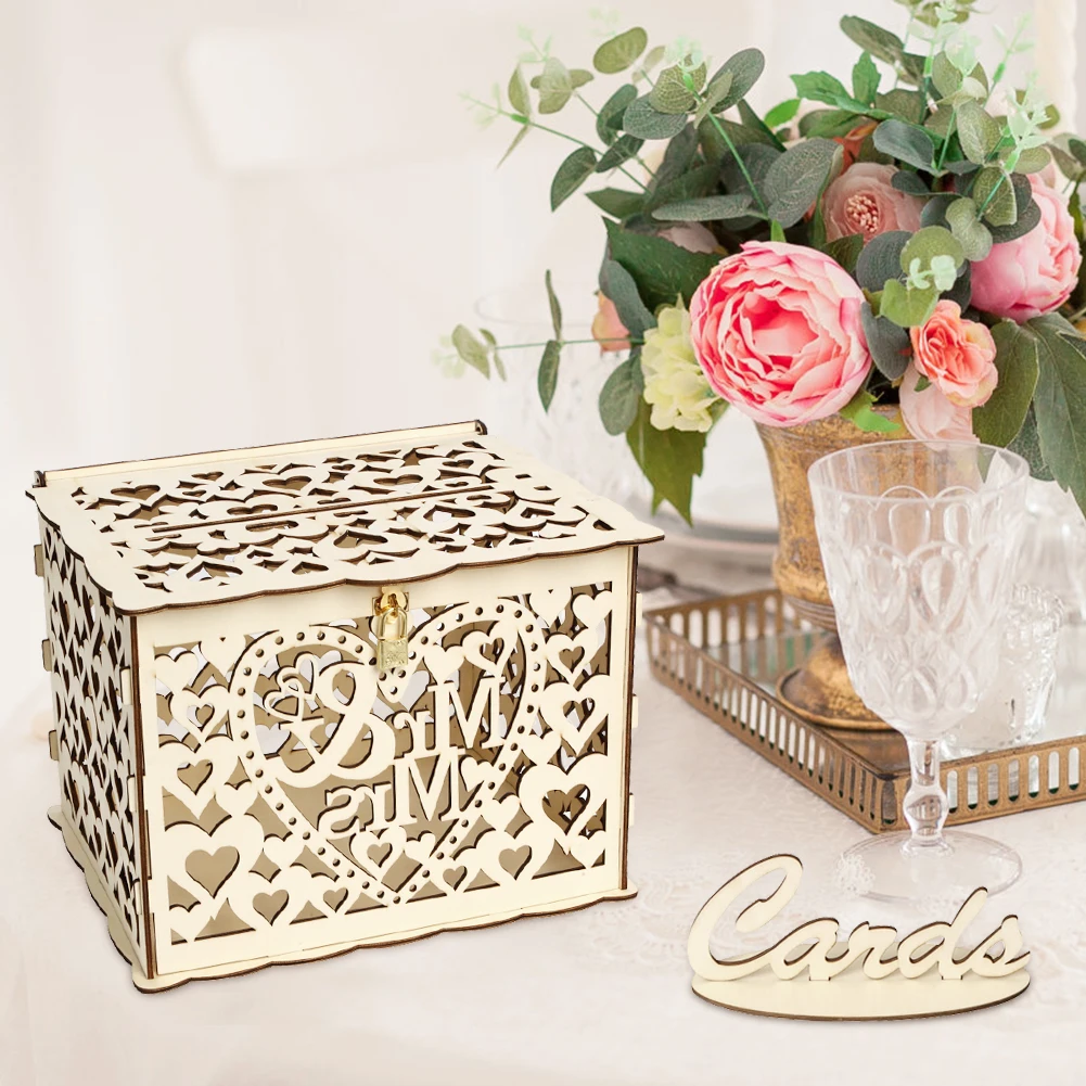 Caixa De Cartão De Casamento D - Wedding Card Box avaliação e preço
