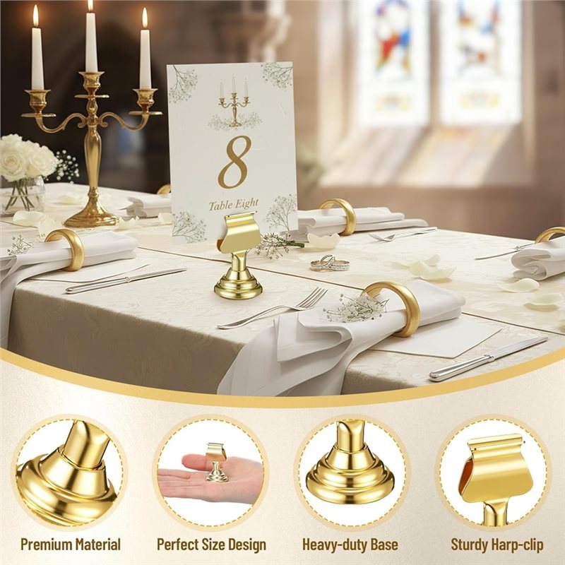 Último Modelo: 12 Peças de Cli - Table Number Gold avaliação e preço
