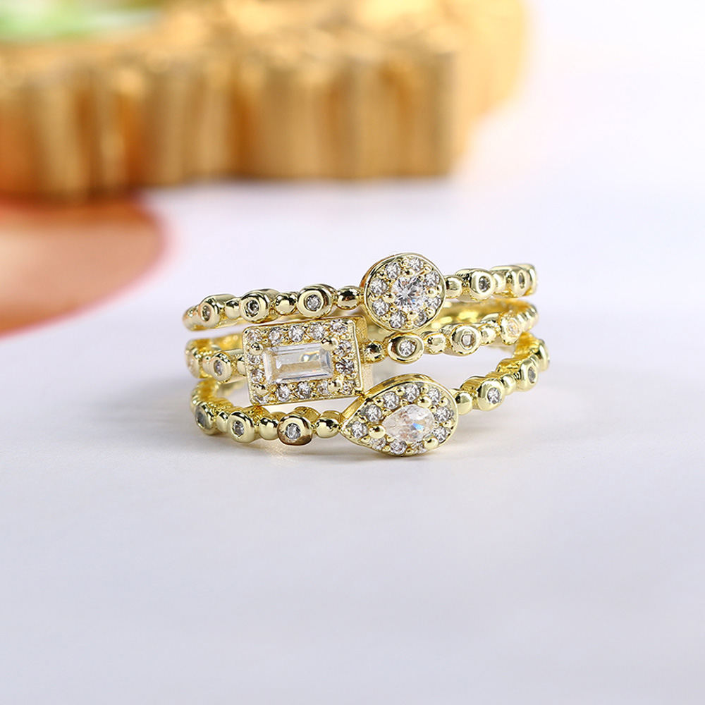 Coreano Zircônia Empilhamento  - Supplier Wedding avaliação e preço