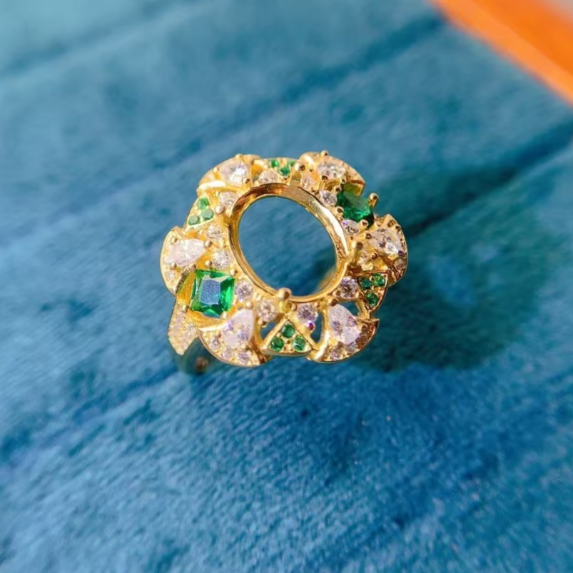 8mm * 10mm 925 prata semi mont - Supplier Wedding avaliação e preço