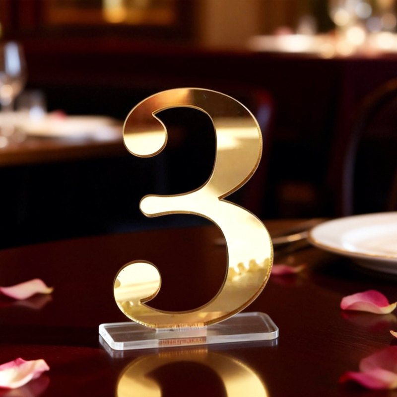 Números para Mesas de Casament - Table Number Gold avaliação e preço