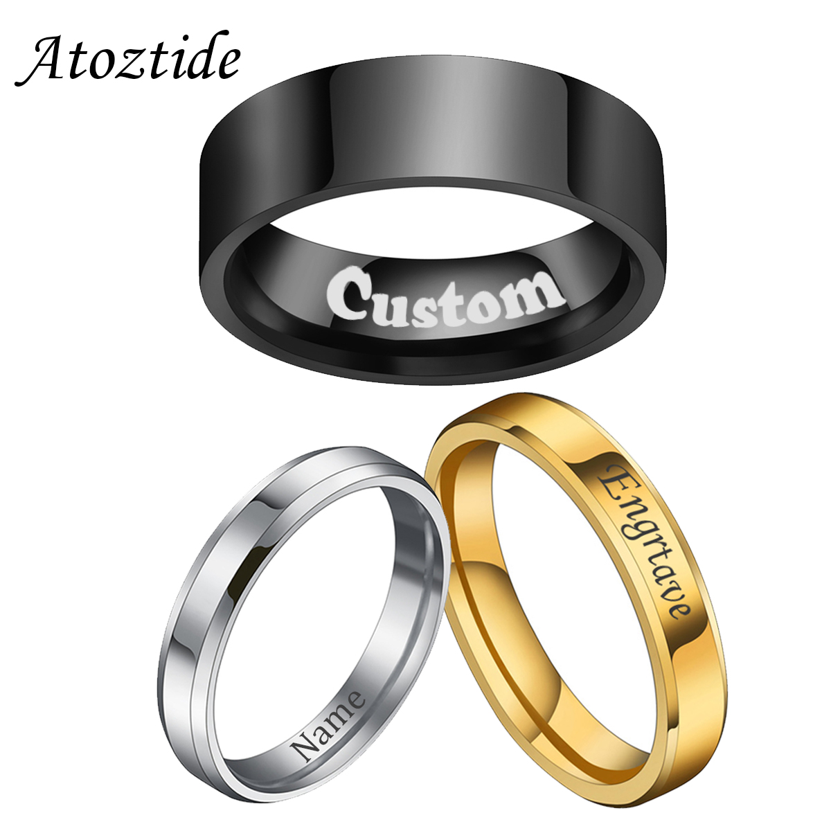 Atoztide 4/6/8mm personalizado - Wedding Zone avaliação e preço