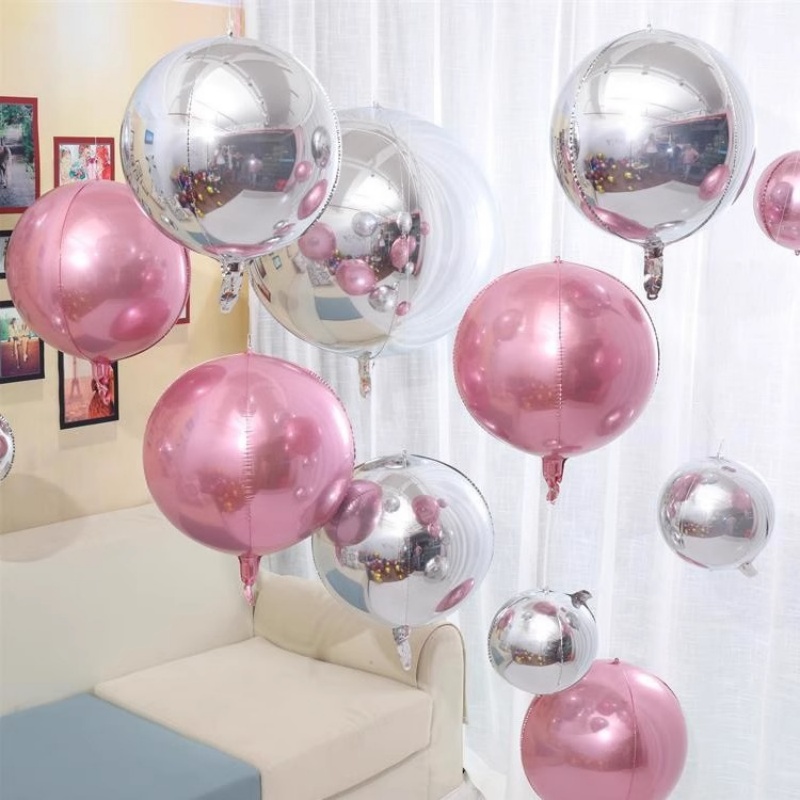 5pcs Balões Redondos de Metal  - Wedding/Event Supply Store avaliação e preço