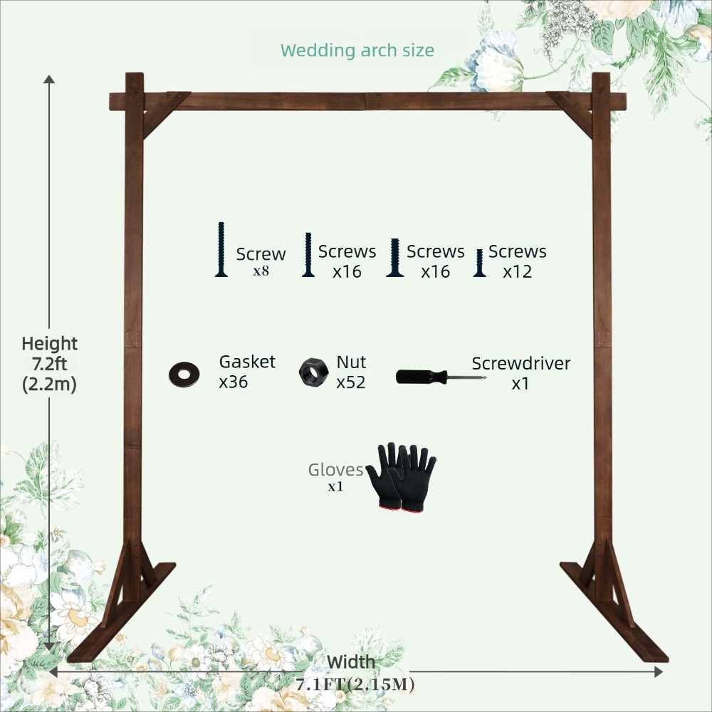 Arco de Casamento em Madeira c - Wedding Support avaliação e preço