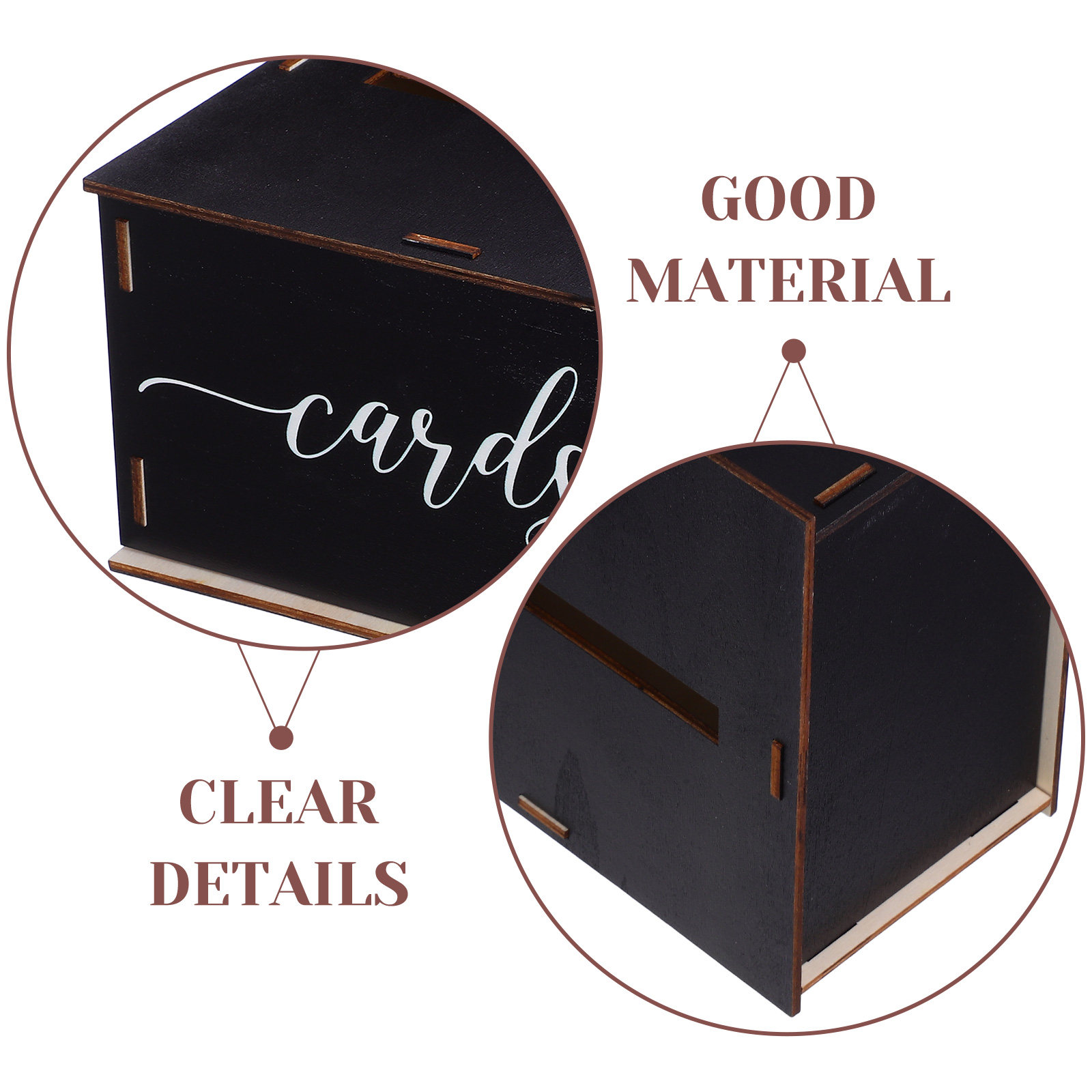 Caixa de Madeira Rústica para  - Wedding Card Box avaliação e preço