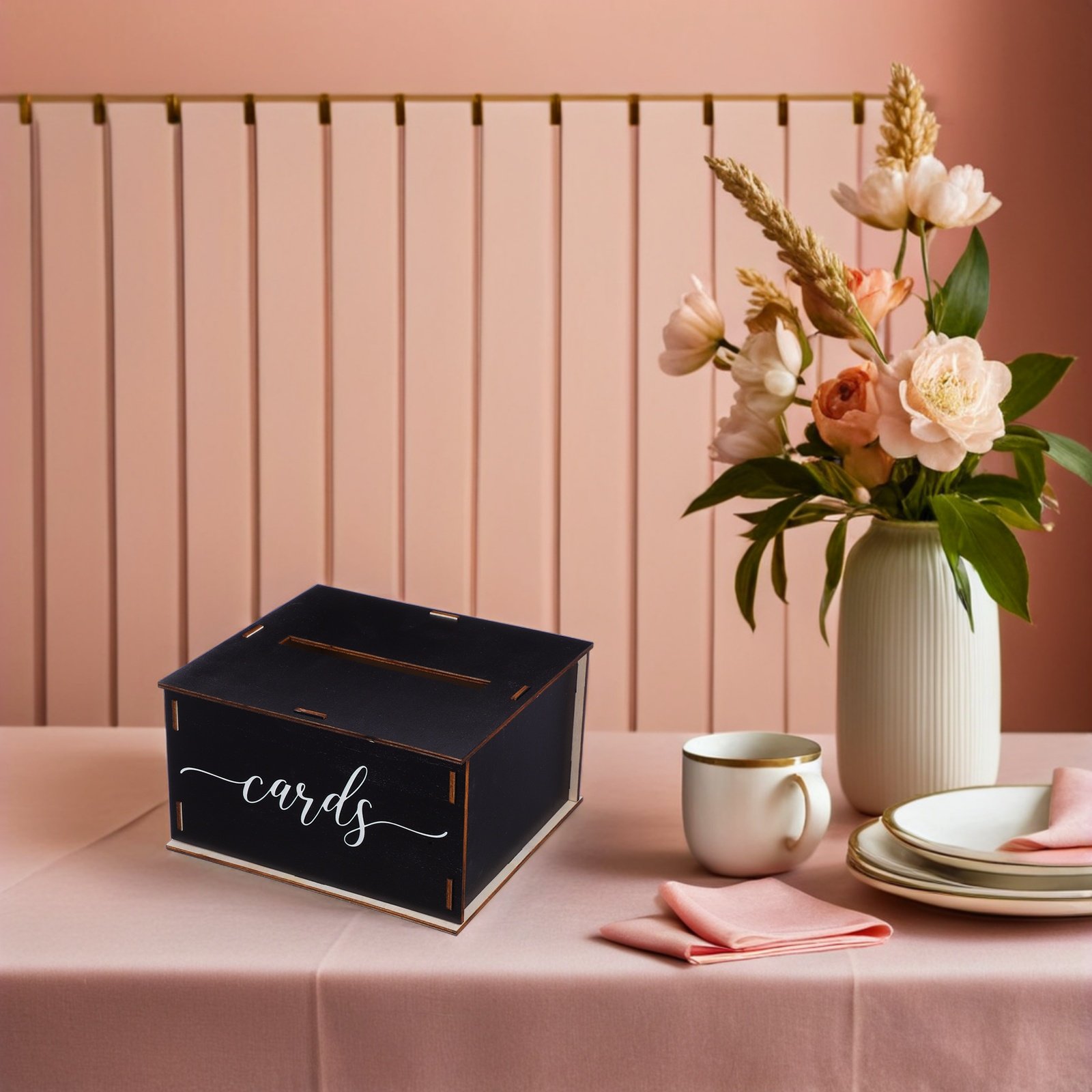 Caixa de Madeira Rústica para  - Wedding Card Box avaliação e preço