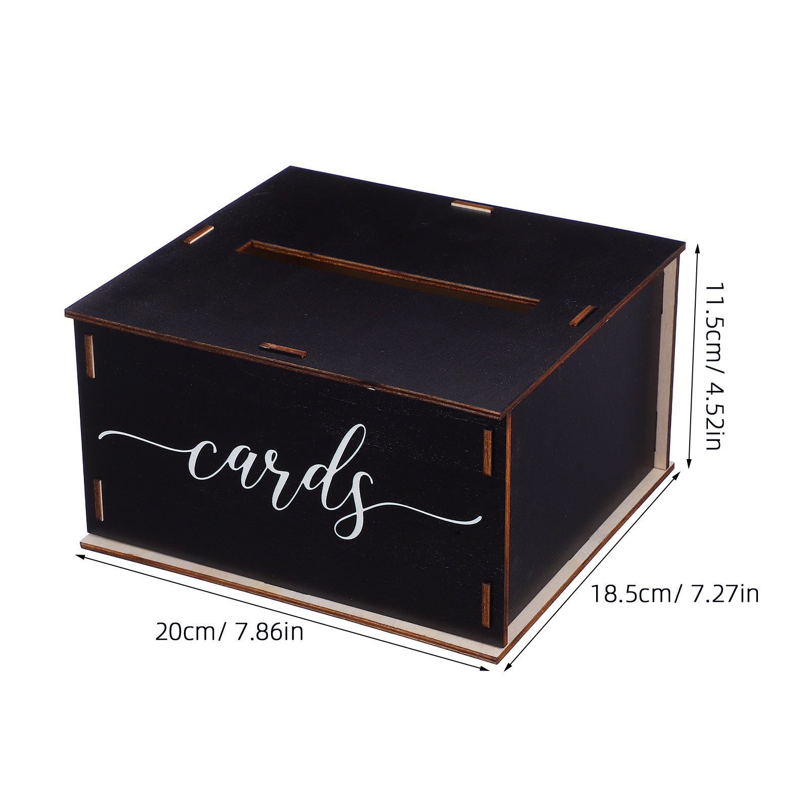 Caixa de Madeira Rústica para  - Wedding Card Box avaliação e preço