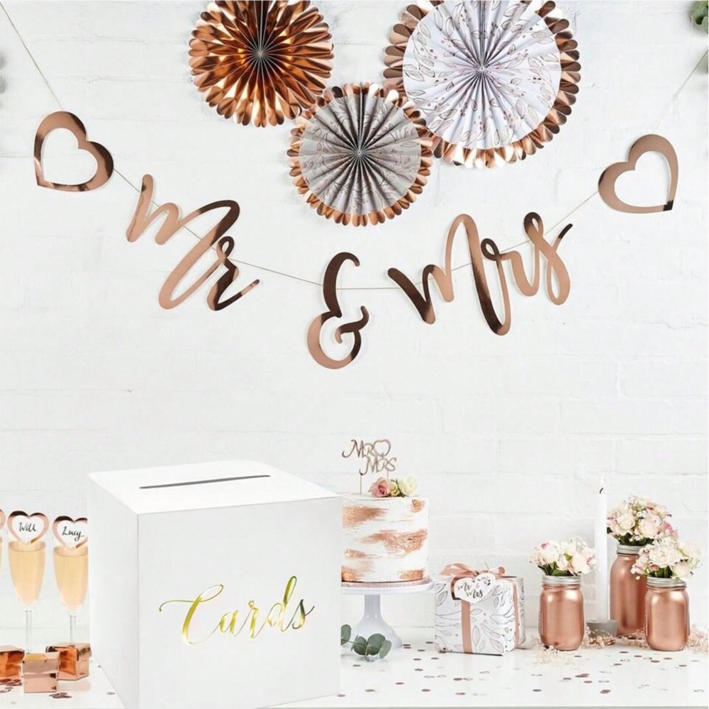 Caixa de Armazenamento Branca  - Wedding Card Box avaliação e preço