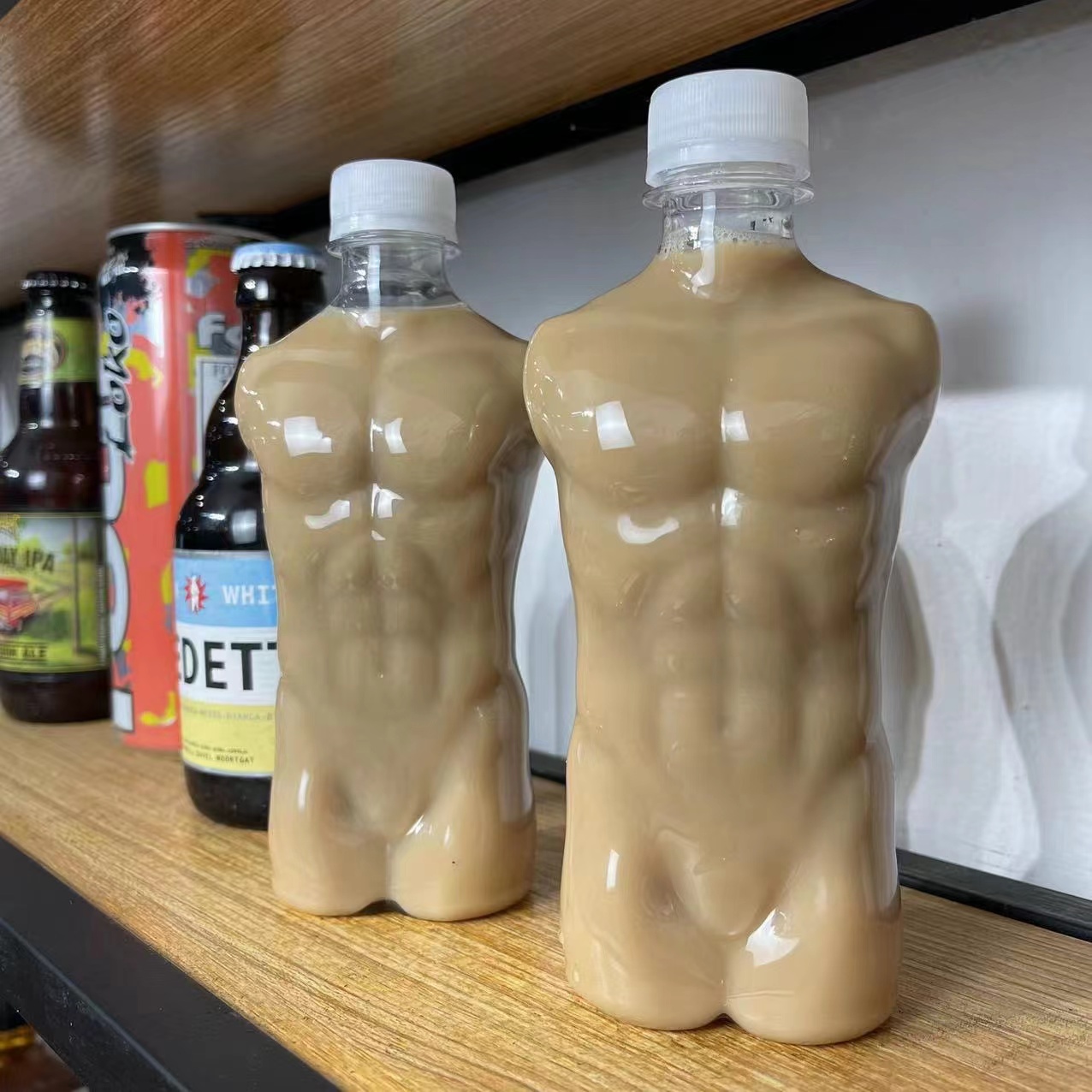 Criativo Engraçado Homem Múscu - Wedding Water Supply avaliação e preço