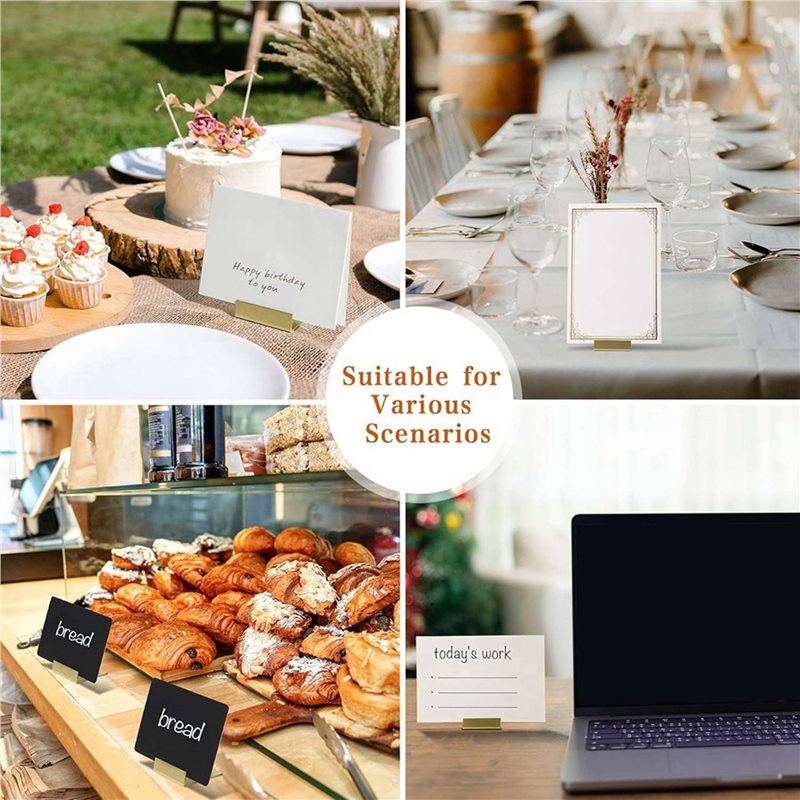 Suportes para números de mesa  - Table Number Gold avaliação e preço