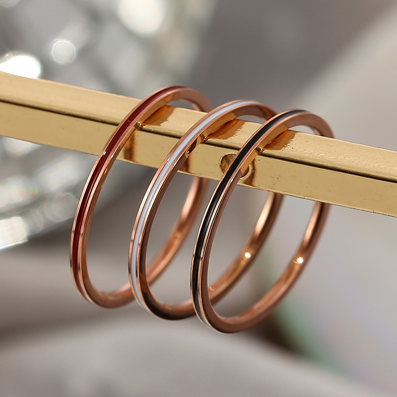 Anel fino de titânio, cor ouro - Wedding Zone avaliação e preço