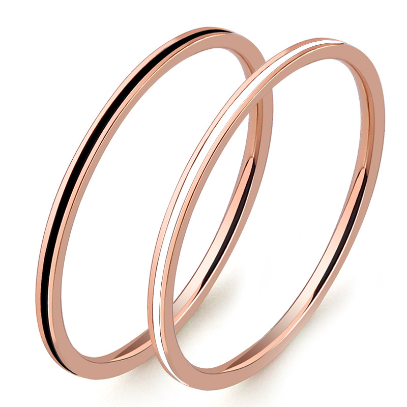 Anel fino de titânio, cor ouro - Wedding Zone avaliação e preço
