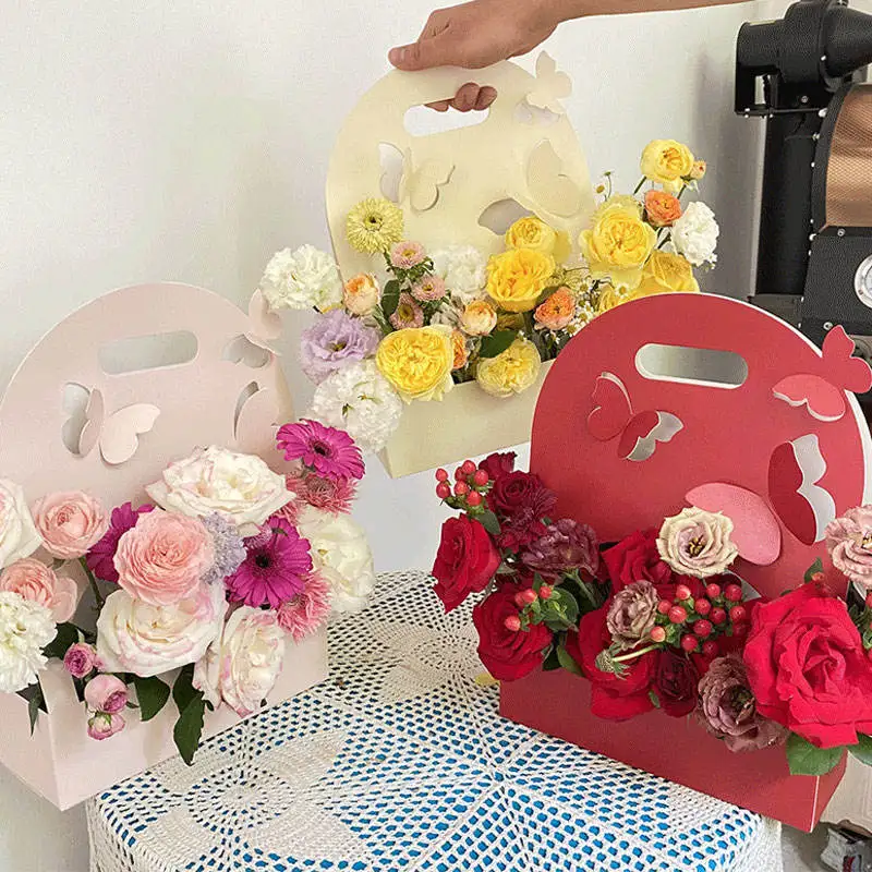 1/5/10 pçs caixa de flores bor - Wedding Hampers avaliação e preço