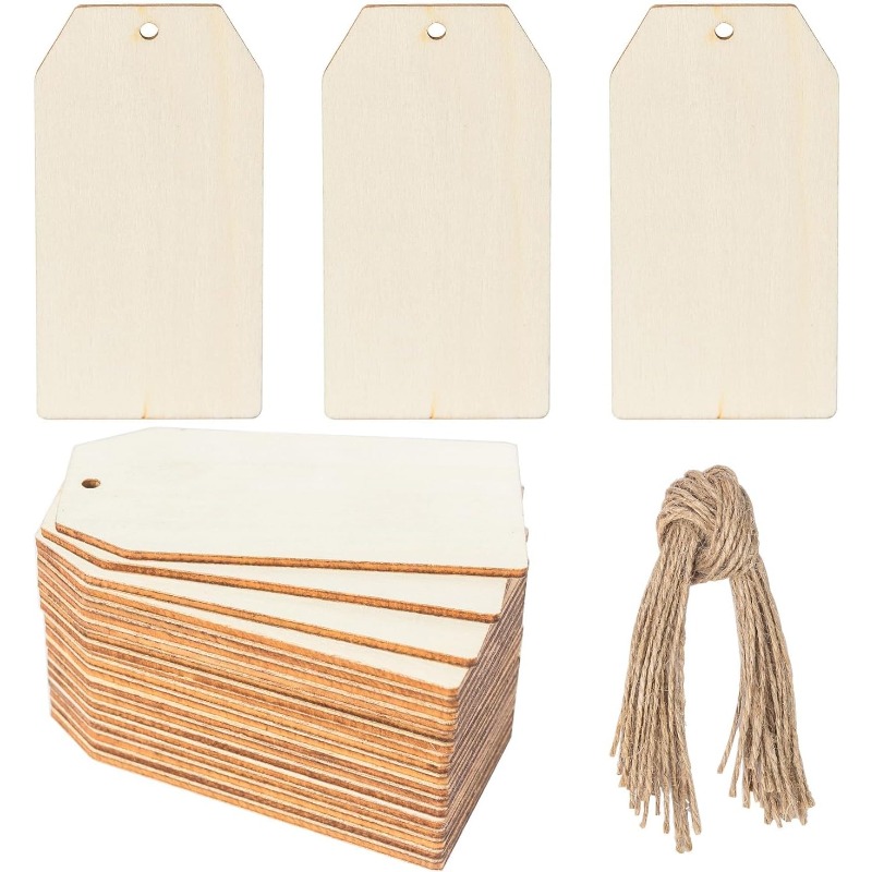 Etiquetas de presente de madei - Wedding Supply Rentals avaliação e preço
