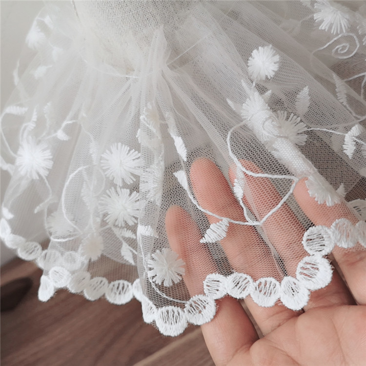 Tecido de tule branco com 12cm - Wedding Water Supply avaliação e preço