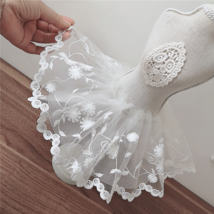 Tecido de tule branco com 12cm - Wedding Water Supply avaliação e preço
