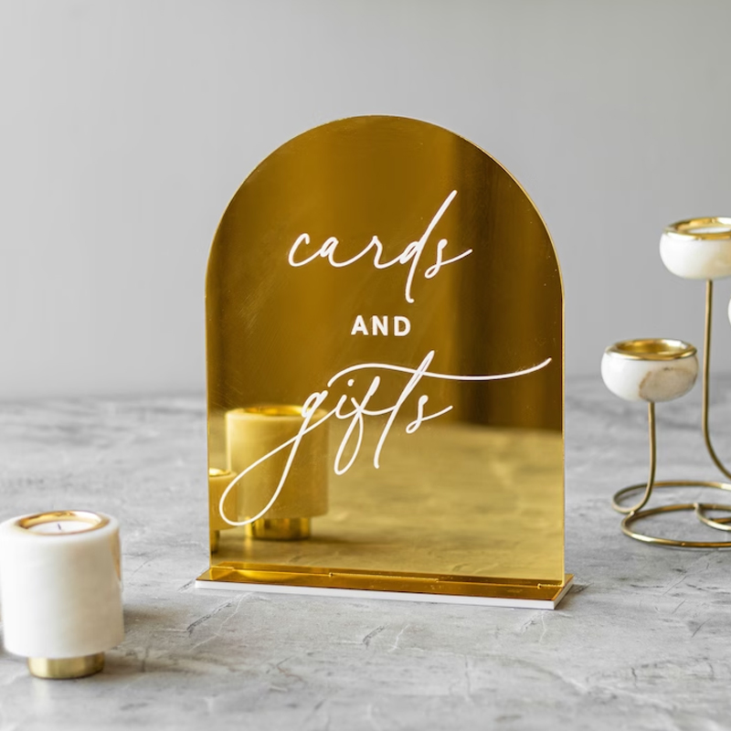 Loving Memory Table Sign,Guest - Table Number Gold avaliação e preço