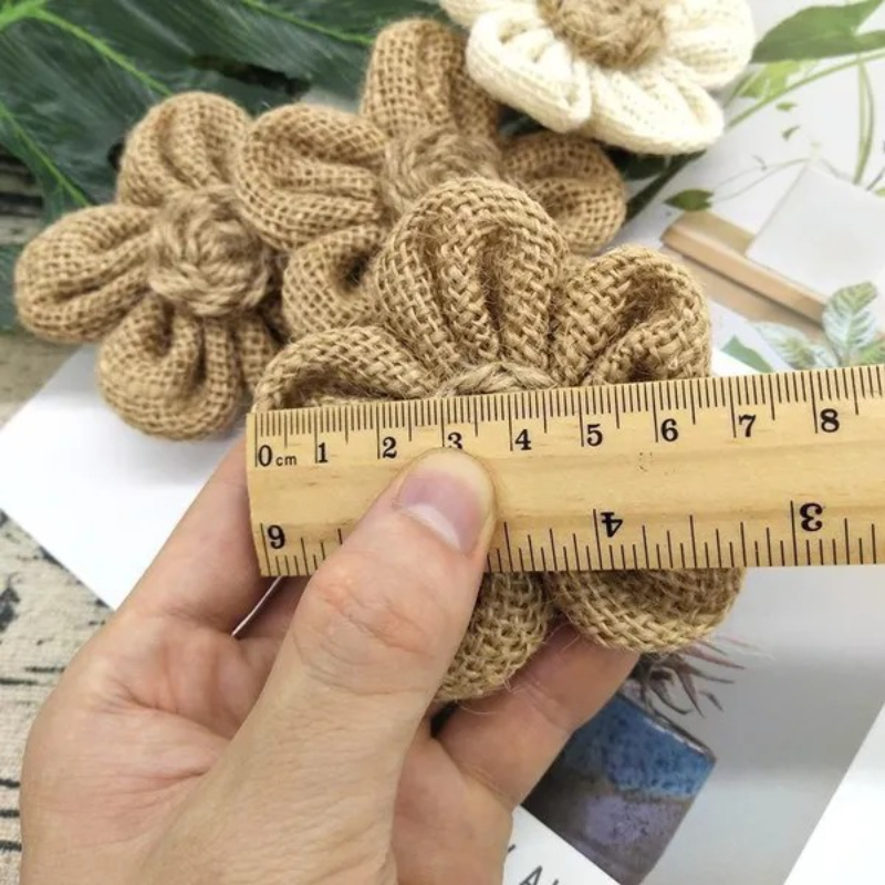 10 pçs artesanal natural juta  - Wedding Supply Rentals avaliação e preço