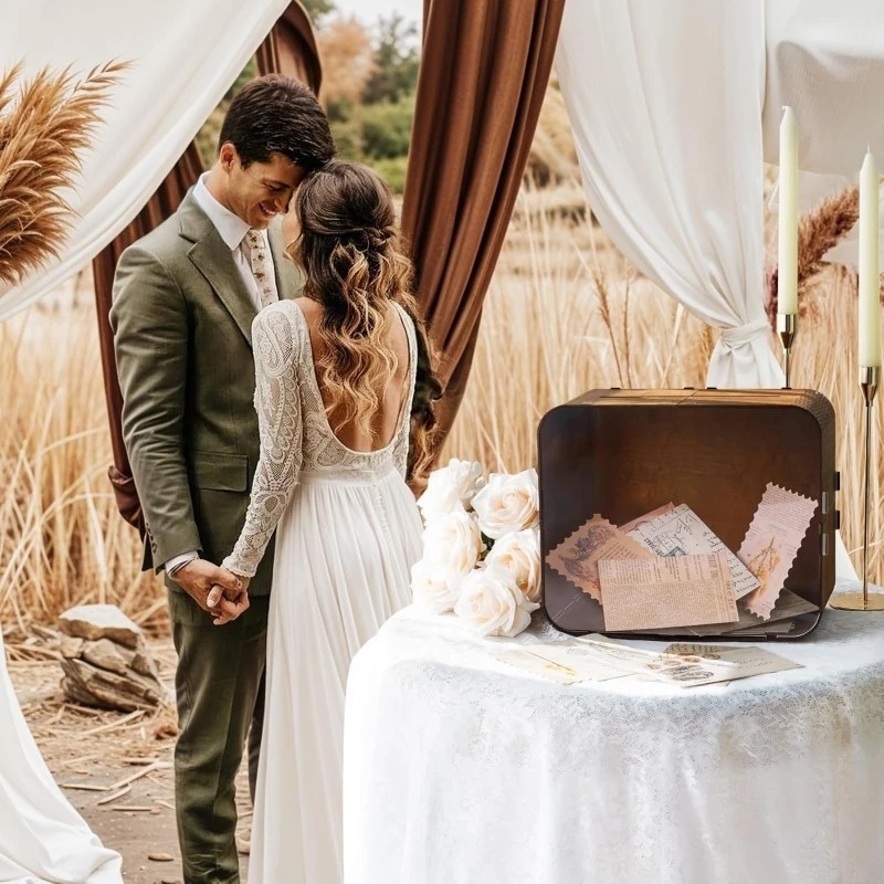 Caixa de Cartões de Casamento  - Wedding Card Box avaliação e preço