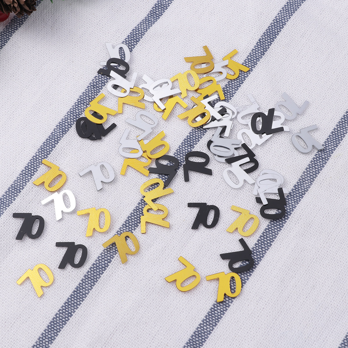 1200 Peças de Confete Numérico - Table Number Gold avaliação e preço