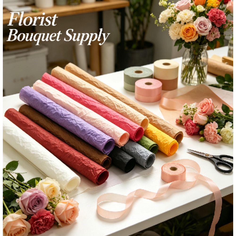Papel de Embrulho Floral Gross - Good Floral & Wedding Decor Supply avaliação e preço