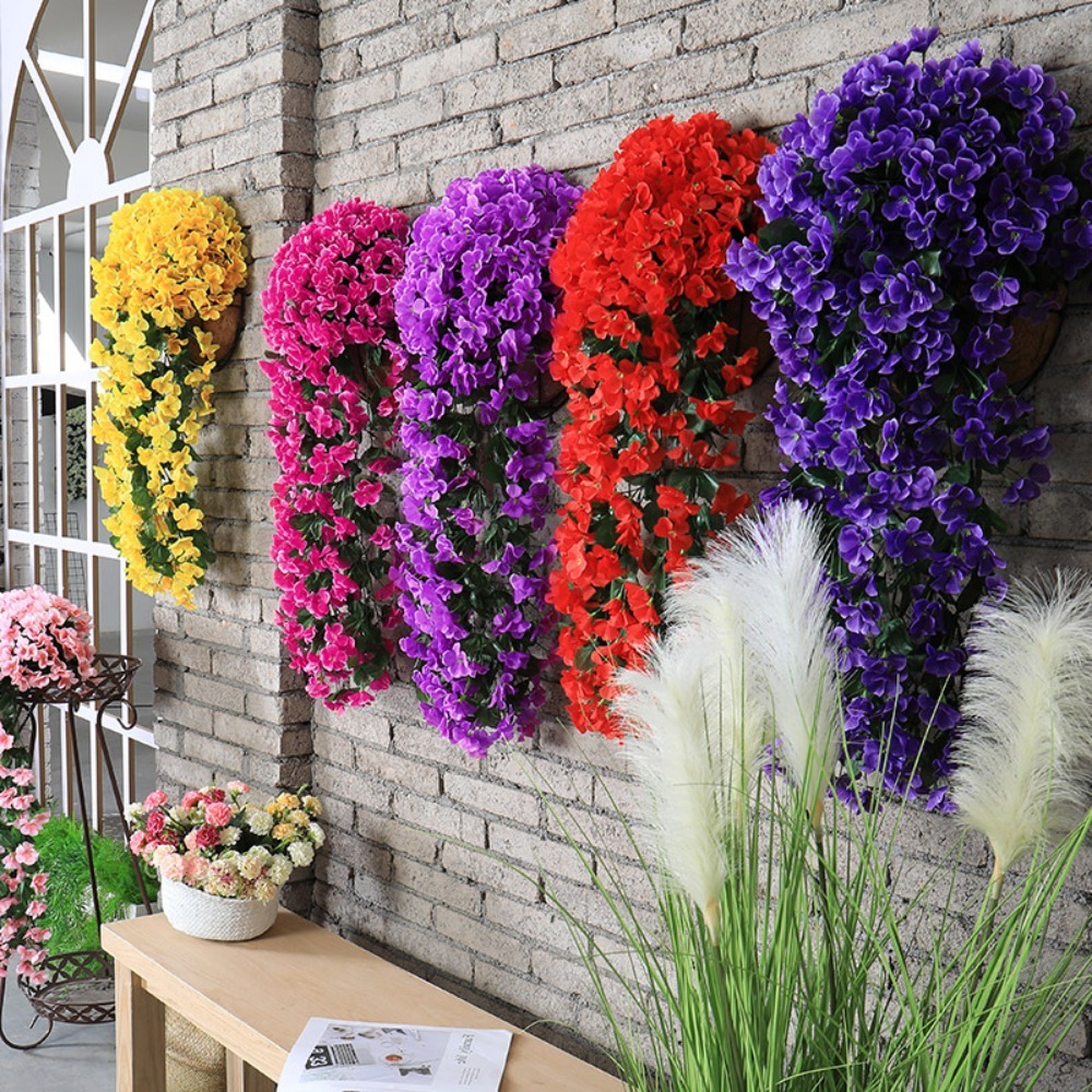 100cm violeta flor artificial  - Wedding Hampers avaliação e preço