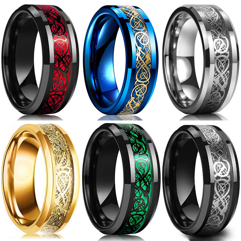 Moda 8mm masculino de aço inox - Wedding Zone avaliação e preço
