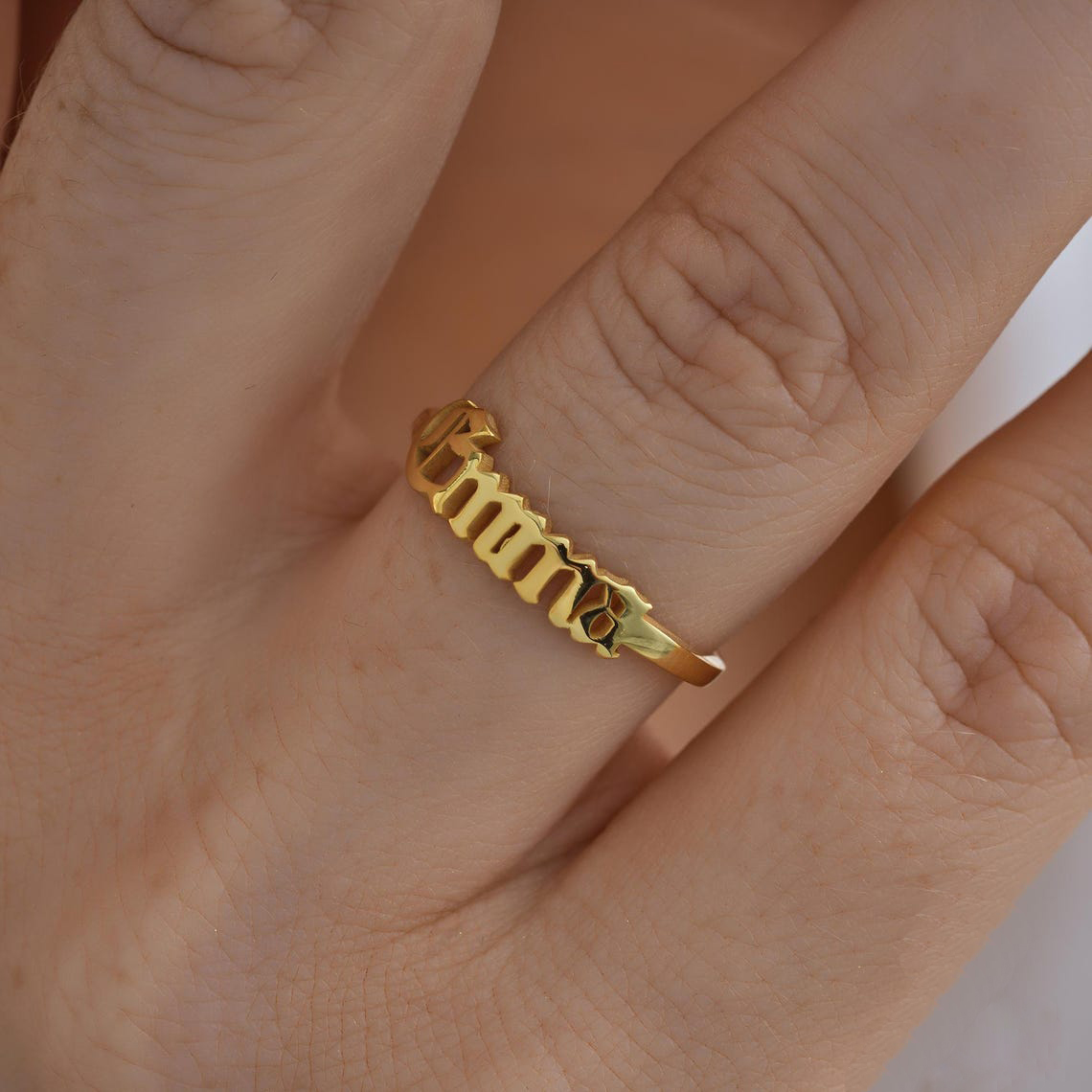 Anel de ouro personalizado fem - Wedding Zone avaliação e preço