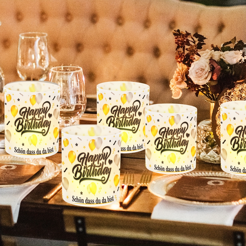 6 unid. Abajur de mesa de aniv - Table Number Gold avaliação e preço